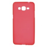 Полимерный TPU Чехол Для Samsung Galaxy Grand Prime Duos G530H/G531H(Красный Матовый)